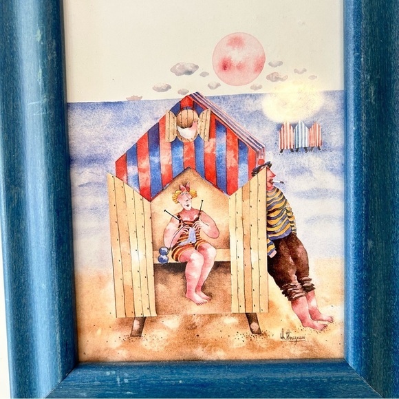 Griff and Graff reproduction wood framed picture sign Ch. Thouzeau - Picture 5 of 9